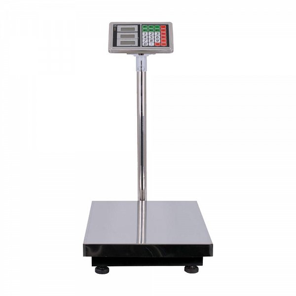 Cantar Electronic cu Platforma Wellberg, Capacitate 600 Kg, Afisaj LCD, Acumulator si Platan Incluse, Design Ergonomic