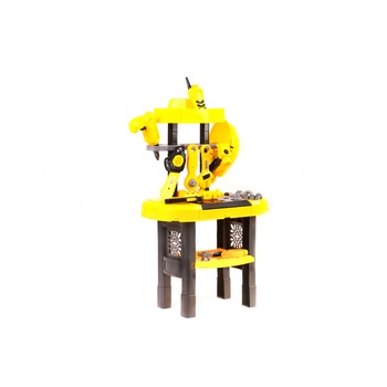 Set unelte cu Banc de Lucru, Casca, Bormasina, Chei, Suruburi, Roti Dintate si Fierastrau 67cm Set unelte cu Banc de Lucru, Casca, Bormasina, Chei, Suruburi, Roti Dintate si Fierastrau 67cm