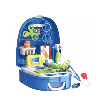 Set de joaca trusa de doctor tip ghiozdan Alibibi Set de joaca trusa de doctor tip ghiozdan Alibibi