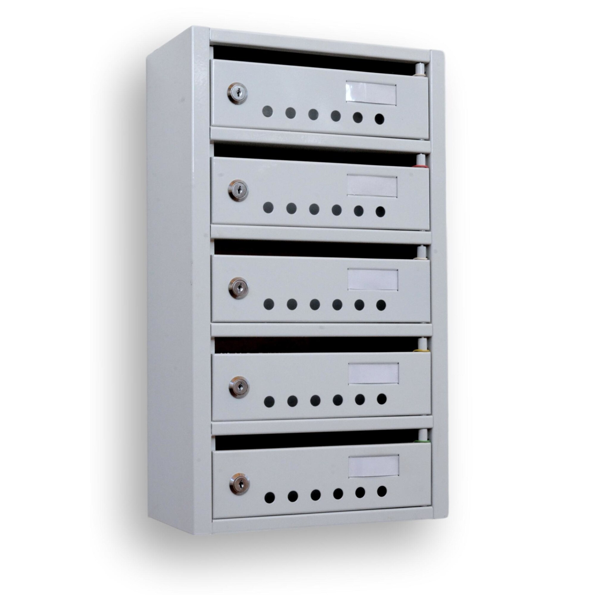 Cutie postala colectiva Modul 5 gri ( 300x150x520 mm )