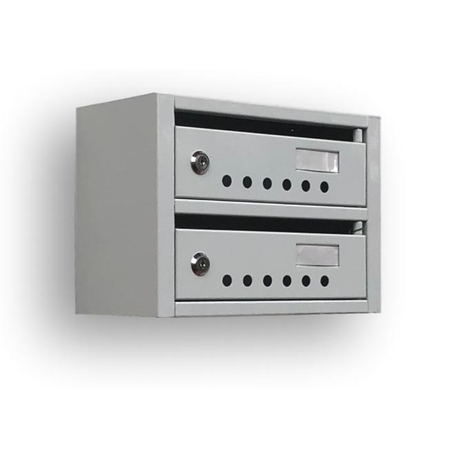 Cutie postala colectiva Modul 2 gri ( 300x150x220 mm )