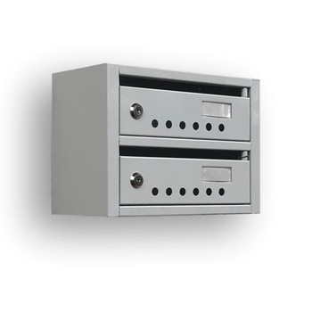 Cutie postala colectiva Modul 2 gri ( 300x150x220 mm ) Cutie postala colectiva Modul 2 gri ( 300x150x220 mm )