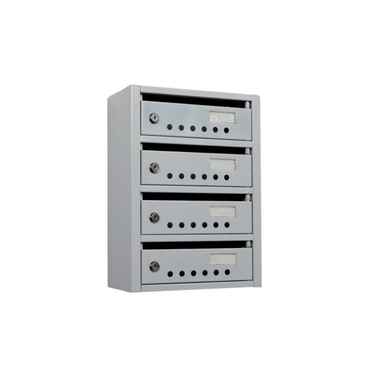 Cutie postala colectiva Modul 4 gri( 300x150x420 mm)