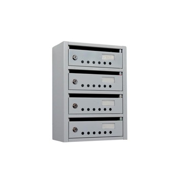 Cutie postala colectiva Modul 4 gri( 300x150x420 mm) Cutie postala colectiva Modul 4 gri( 300x150x420 mm)