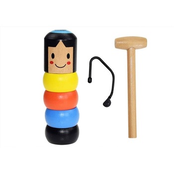 Jucarie magica papusa din lemn incasabila Jucarie magica papusa din lemn incasabila