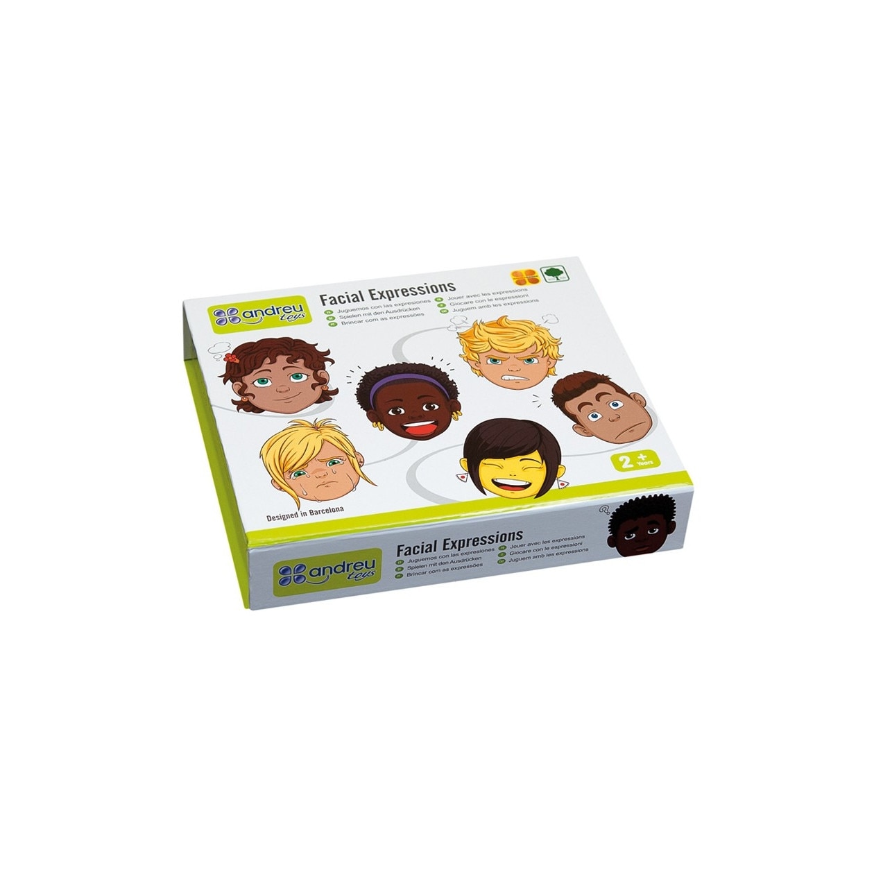 Puzzle educativ Invatam Emotiile, din lemn