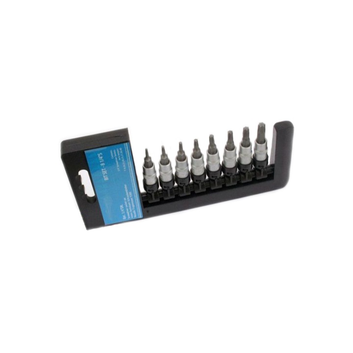 Set bit torx1/4 t8-t40 8 piese