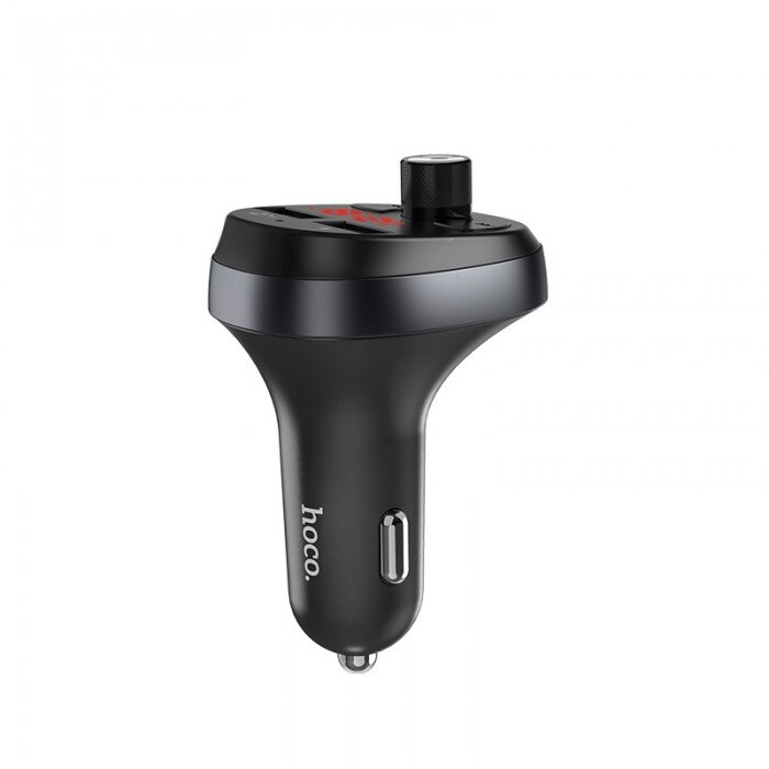 Modulator FM Hoco, E41 Wireless Car Charger, Negru
