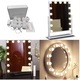 Set 10 becuri LED albe pentru oglinda de machiaj stil Hollywood, ALITA, Albe, Intensitate reglabila