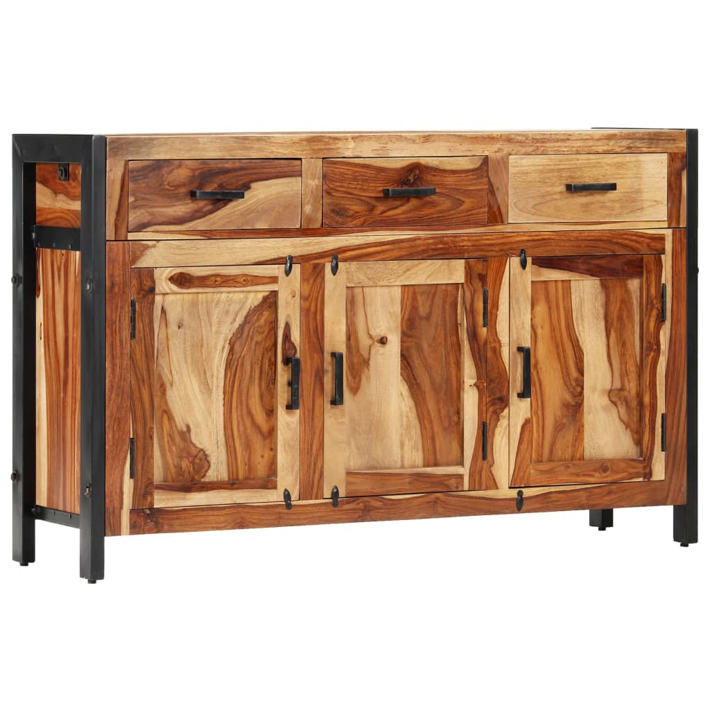 Comoda, vidaXL, 120 x 35 x 75 cm, Lemn masiv de palisandru, Maro