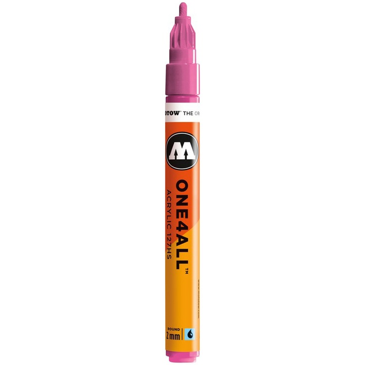 Marker acrilic Molotow One4All 127HS 2mm fuchsia pink
