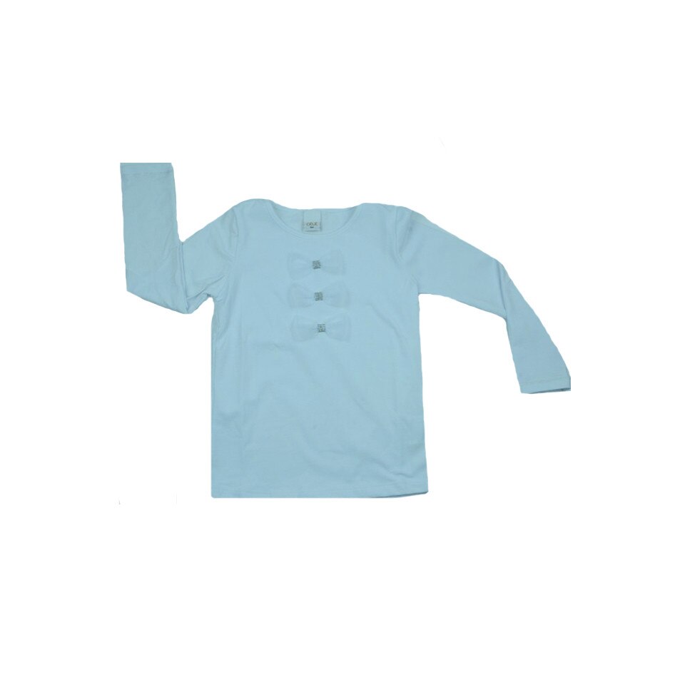 Bluza eleganta cu maneca lunga pentru fete Atut 9162, Alb