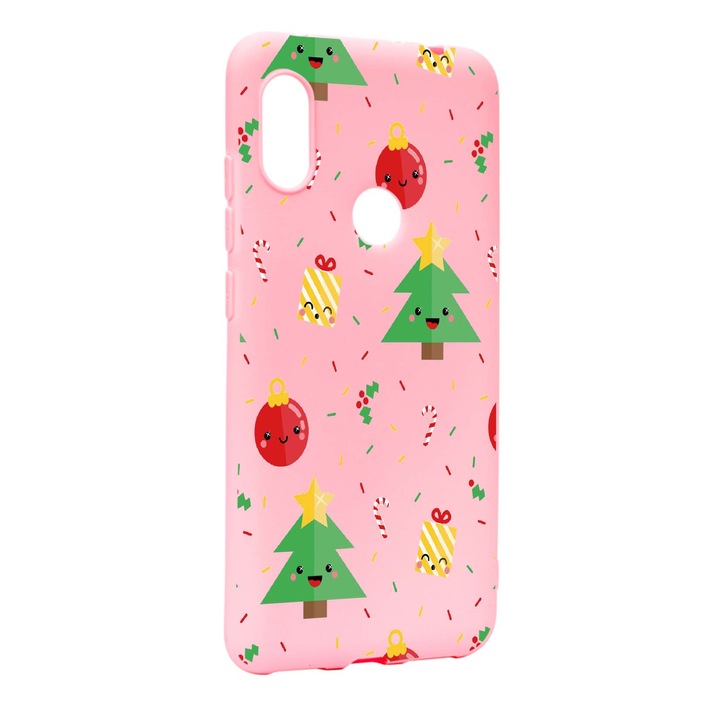 Коледен защитен калъф за Xiaomi Redmi Note 6 Pro, износоустойчив, противоплъзгащ, премиум силикон, P309