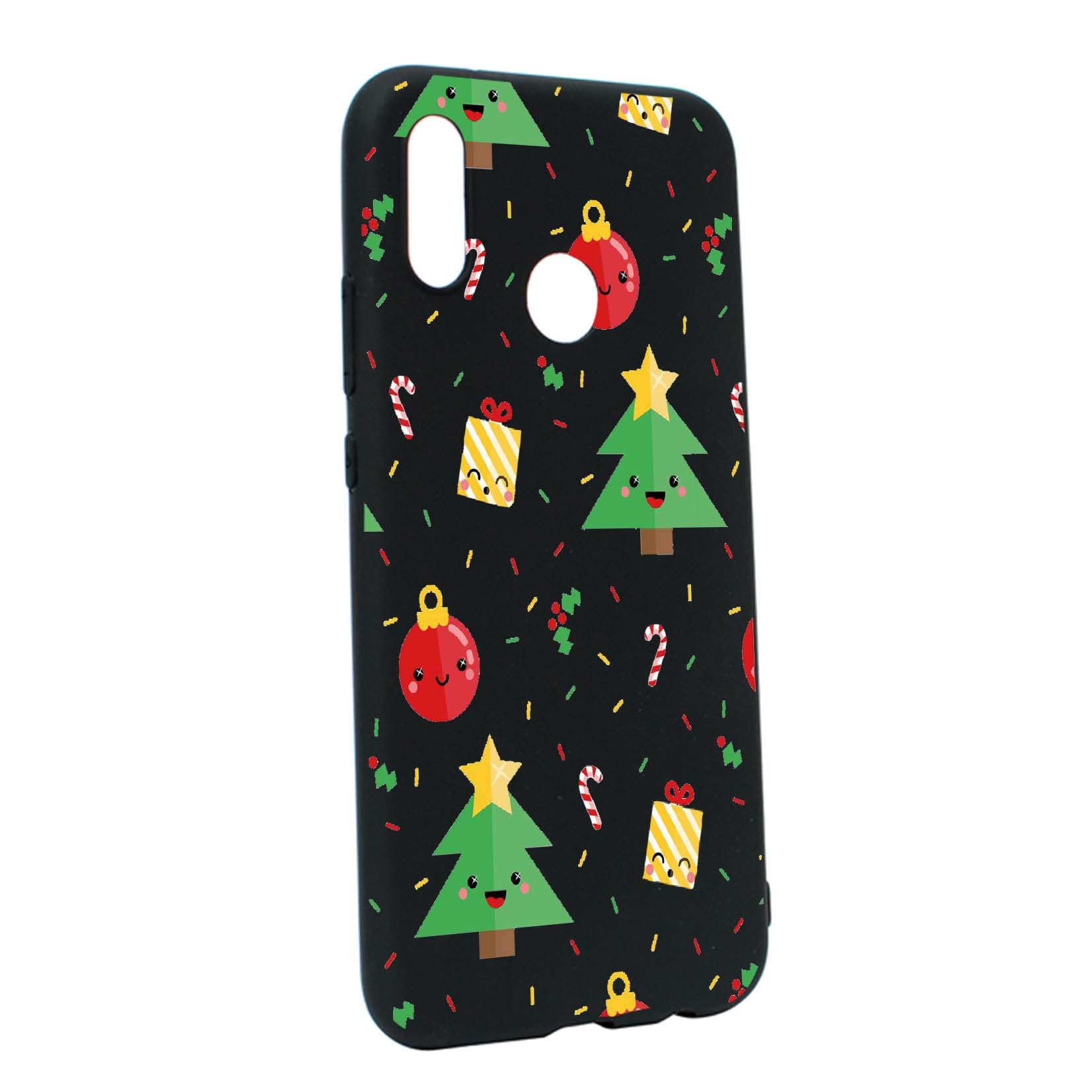 Husa de protectie Craciun, Christmas pentru Huawei P20 Lite, rezistenta la uzura, anti-alunecare, din silicon Premium, B309