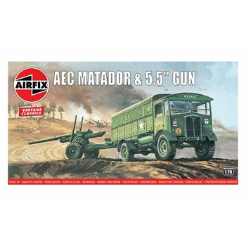 Kit cosntructie Airfix AEC Matador and 5.5 Kit cosntructie Airfix AEC Matador and 5.5