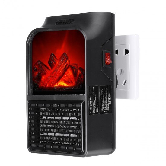Aeroterma portabila Flame Heater, 900 W, 2 niveluri temperatura, display digital