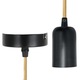 Lustra decorativa tip pendul, Negru Mat