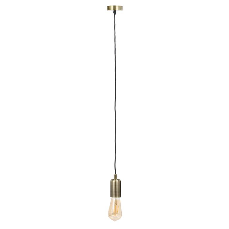 Lustra decorativa tip pendul, Auriu/Negru