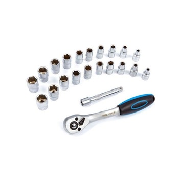 Set clichet cu tubulare 1/4 20 piese Set clichet cu tubulare 1/4 20 piese