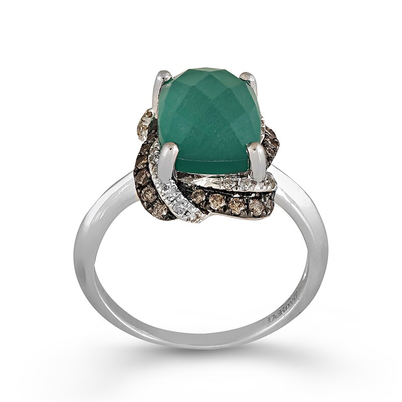 Inel Deruvo Aur 18k Diamante, Diamante Maro, Agat, 55 R30183-BRDAGDW