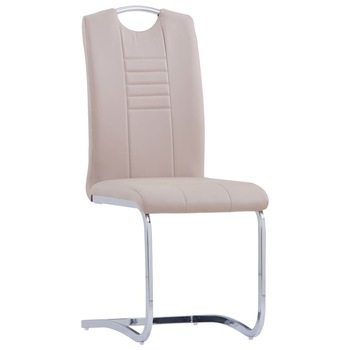 Set 4 scaune bucatarie/dining, vidaXL, Piele ecologica, 42 x 52 x 100 cm, Bej Set 4 scaune bucatarie/dining, vidaXL, Piele ecologica, 42 x 52 x 100 cm, Bej
