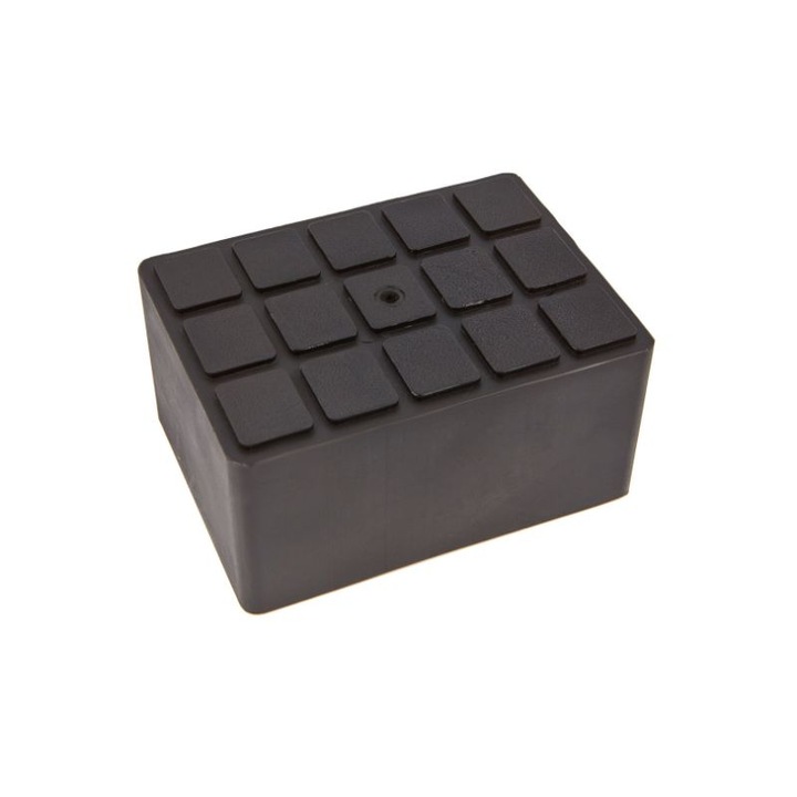 Tampon cauciuc patrat pt elevatoare tip foarfeca 160x120x100 mm