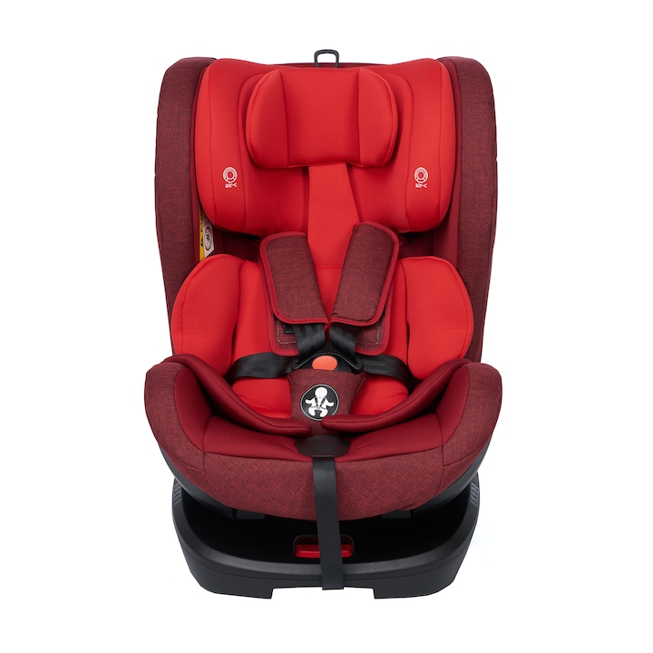 Столче за кола ISOFIX U-Grow, Въртящо, 0-36 кг,Червено
