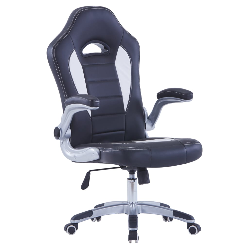 vidaXL gamer szék, műbőr, fekete és fehér eMAG.hu vidaXL gamer szék, műbőr, fekete és fehér eMAG.hu