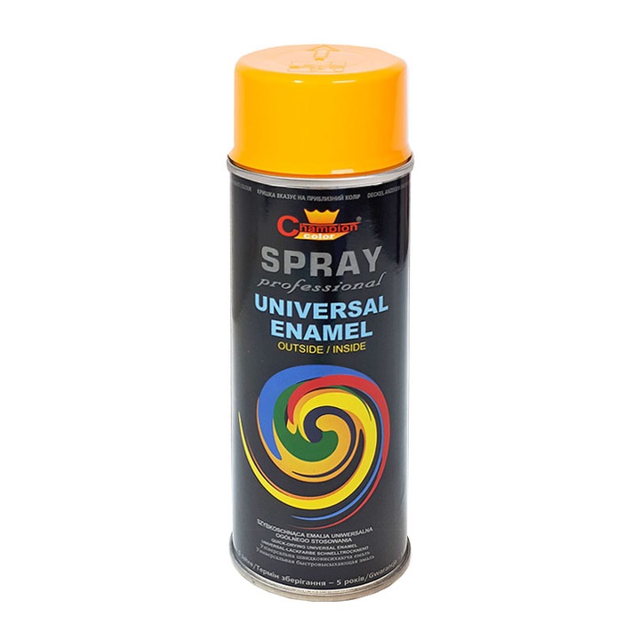 Spray vopsea Profesional CHAMPION RAL1023 Galben 400ml