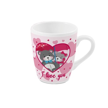 Cana mesaj 300ml, urusleti, I love you Cana mesaj 300ml, urusleti, I love you