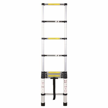 Scara de Aluminiu Telescopica, pana la 3.2M si 150Kg, Argintiu Scara de Aluminiu Telescopica, pana la 3.2M si 150Kg, Argintiu