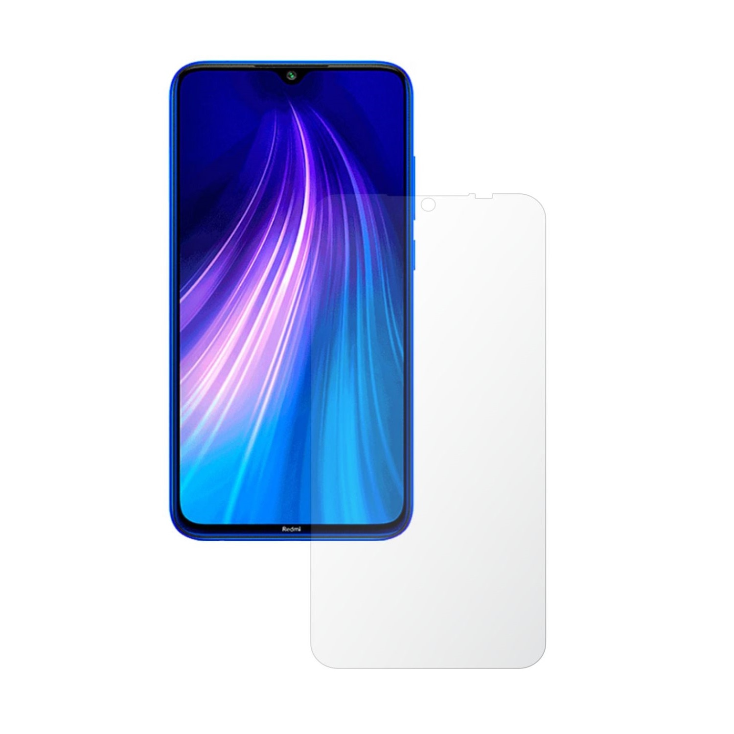 Set 2X Folie Protectie Ecran Invisible Skinz HD pentru Xiaomi Redmi Note 8 - Folie Siliconica Ultra-Clear cu Acoperire Totala, Edge to Edge Full Display Cover, Adeziva si Foarte Flexibila