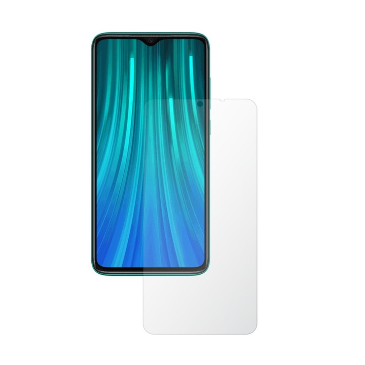 2X Invisible Skinz HD képernyővédő fólia készlet Xiaomi Redmi Note 8 Pro készülékhez – Ultra-átlátszó szilikonfólia teljes lefedettséggel, széltől szélig teljes kijelzőborítás, tapadó és nagyon rugalmas