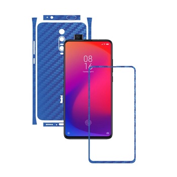 Folie Protectie Carbon Skinz pentru Xiaomi Redmi K20/ K20 Pro/ K20 Premium - Carbon Albastru Split Cut, Skin Adeziv Full Body Cover pentru Rama Ecran, Carcasa Spate si Laterale Folie Protectie Carbon Skinz pentru Xiaomi Redmi K20/ K20 Pro/ K20 Premium - Carbon Albastru Split Cut, Skin Adeziv Full Body Cover pentru Rama Ecran, Carcasa Spate si Laterale