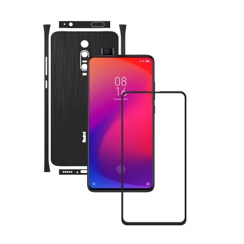 Folie Protectie Carbon Skinz pentru Xiaomi Redmi K20/ K20 Pro/ K20 Premium - Brushed Negru Split Cut, Skin Adeziv Full Body Cover pentru Rama Ecran, Carcasa Spate si Laterale Folie Protectie Carbon Skinz pentru Xiaomi Redmi K20/ K20 Pro/ K20 Premium - Brushed Negru Split Cut, Skin Adeziv Full Body Cover pentru Rama Ecran, Carcasa Spate si Laterale