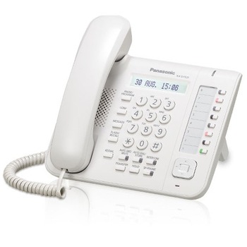 Telefon digital proprietar Panasonic KX-DT521X, Alb Telefon digital proprietar Panasonic KX-DT521X, Alb