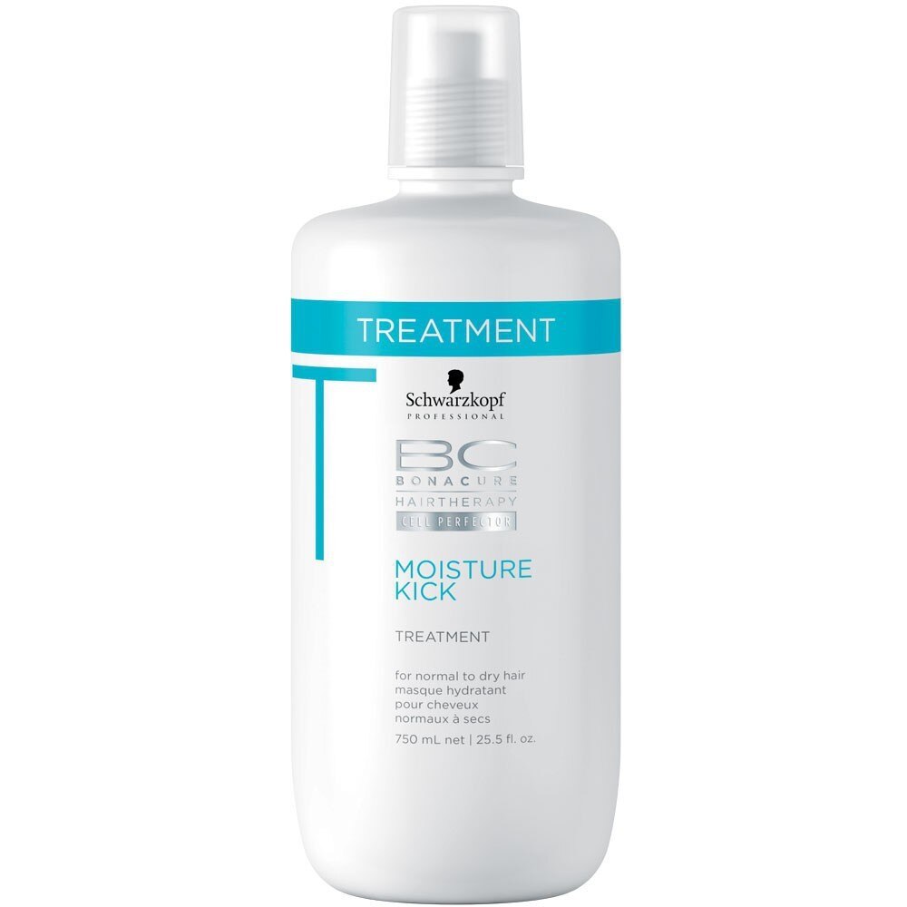 Masca pentru ingrijirea parului uscat aspru Schwarzkopf Professional Bonacure Moisture Kick, 750 ml