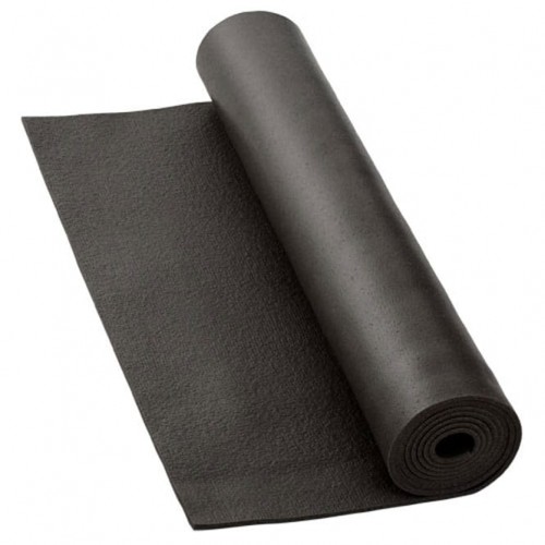 Saltea fitness Bodhi, Rishikesh mat, Spuma PVC, 183x60 cm, Negru/Gri