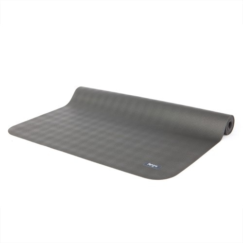 Saltea fitness Bodhi, EcoPro, Cauciuc natural, 185x60 cm, Gri