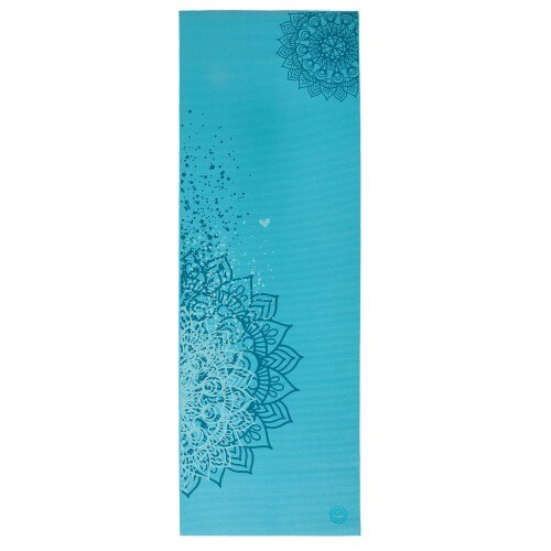 Saltea fitness Bodhi, Leela Design, PVC, 183x60 cm, Bleu