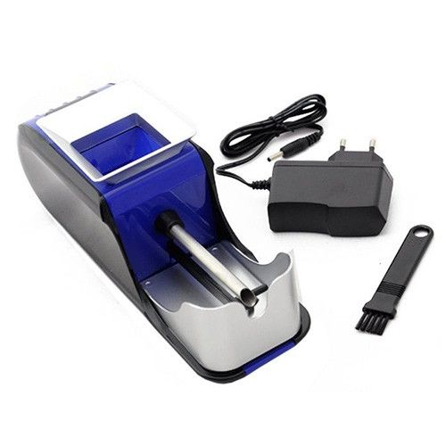 Aparat electronic de tigari Gerui , usor de utilizat , carcasa din plastic, negru/albastru