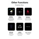 Унисекс ексклузивен Smart Edition Watch NEW Edition Full BLACK, водоустойчив, фитнес тракер, наблюдение на пулса, цветен сензорен екран Hero Band III, IPS67