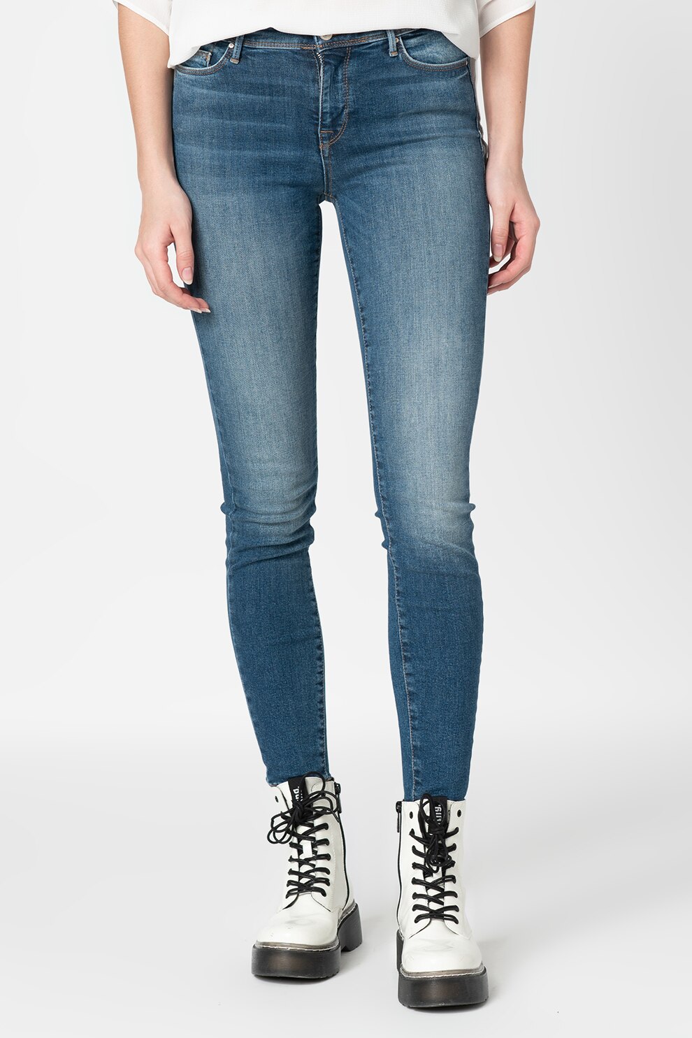 Only, Blugi regular fit Shape, Albastru, W27-L30