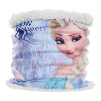 Fular Frozen, Printesa Elsa, model tub, 50 x 22 cm, coral fleece/jersey Fular Frozen, Printesa Elsa, model tub, 50 x 22 cm, coral fleece/jersey