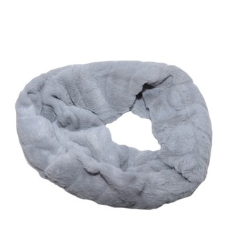 Esarfa din blanita fina circulara ,D&J Exclussive, gri Esarfa din blanita fina circulara ,D&J Exclussive, gri