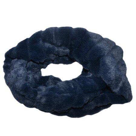 Fular Lenna din blanita circular , D&J Exclussive, bleumarin