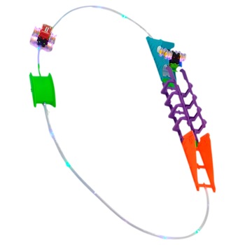 Masinuta Circuit Track Rope Car cu Telecomanda Multicolor Masinuta Circuit Track Rope Car cu Telecomanda Multicolor