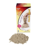 Cutie de jucarii pentru copii nisip cinetic sand pentru joaca la domiciliu 1.000 kg, culoare naturala
