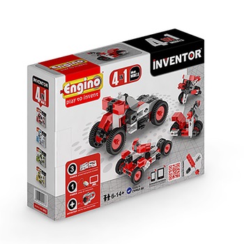 Jucarie Engino Inventor 4 in 1 - Motociclete Jucarie Engino Inventor 4 in 1 - Motociclete