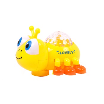 Jucarie Muzicala Albinuta cu lumini 3D si sunete Jucarie Muzicala Albinuta cu lumini 3D si sunete